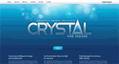 Desktop Screenshot of crystalwebdesigns.com.au